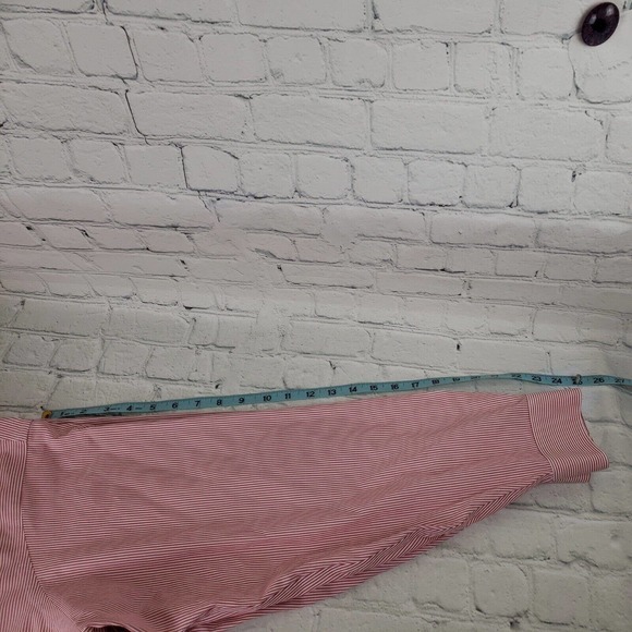 Brooks Brothers Traditional Non Iron Pink/Red Striped L/S Mens Dress Button Up - Picture 6 of 11